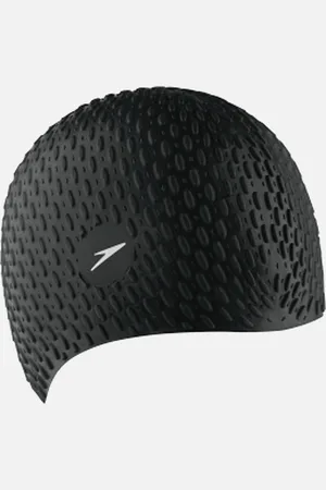 Speedo Unisex Adult Bubble Swim Cap - - Size: ONE size