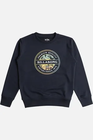 Billabong Kids Foundation Crew Neck Sweatshirt - - Size: 8 yrs
