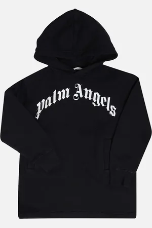 Palm Angels Juniors Classic Over Logo Hoodie Dress - - Size: 4 years