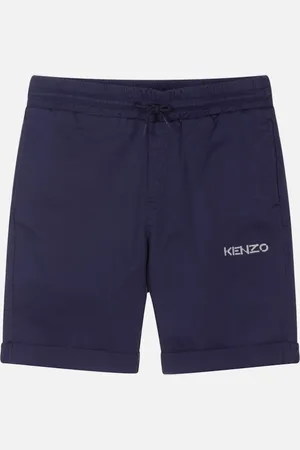 Kenzo Kids Embroidered Logo Shorts - - Size: 4