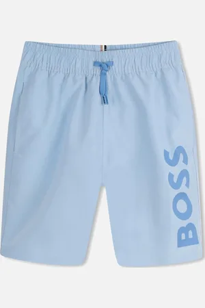 HUGO BOSS Boys Pale Logo Swim Shorts - Size: 4 years