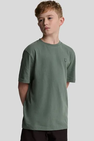 Lyle & Scott Kids Linen T-Shirt - - Size: 8/9 y
