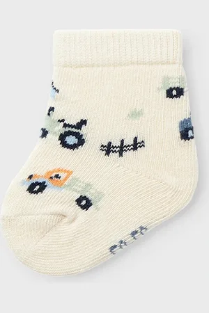NAME IT Baby Basti Sock Summer Sand - - Size: 9-12 months