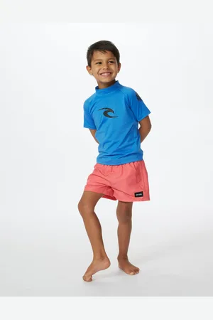 Rip Curl Rip Curl Kids Brand Wave Short Sleeve Rash Vest - - Size: 1 - 2 yrs