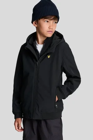Lyle & Scott Kids Softshell Hooded Jacket - - Size: 3/4 y