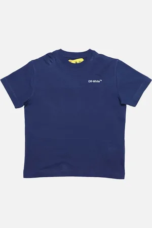 OFF-WHITE Juniors Logo Industrial T-Shirt - - Size: 4 years