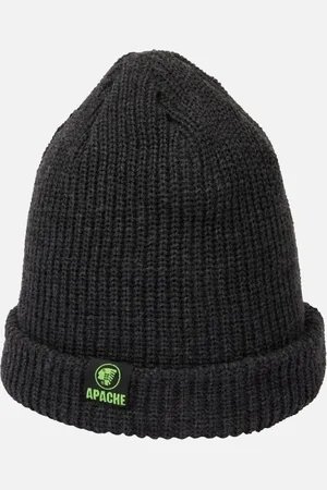 Apache DAWSON Unisex Beanie Hat Charcoal - Size: ONE-SIZE