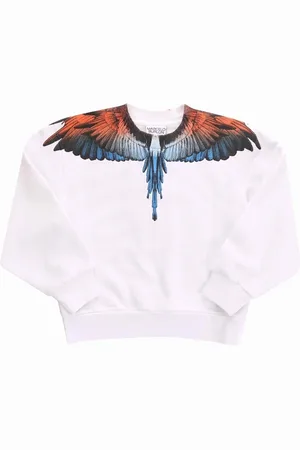 MARCELO BURLON Juniors Wings Regular Crewneck Sweatshirt - - Size: 4 years