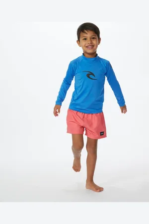 Rip Curl Rip Curl Kids Brand Wave Long Sleeve UV Protect Rash Vest - - Size: 1 - 2 yrs