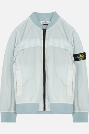 Stone Island Kids Compass Bomber Sky - - Size: 4 years