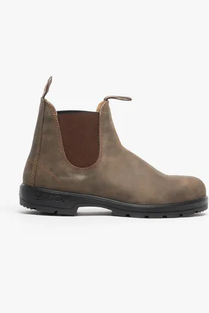 Blundstone 585 Unisex Premium Nubuck Chelsea Boots Rustic - Size: 10/10