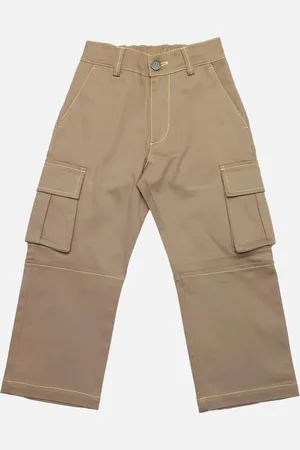 OFF-WHITE Juniors Rounded Drill Cargo Pants - - Size: 4 years