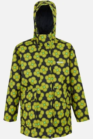 Regatta Childrens/Kids Orla Kiely Swing Spinning Flower Waterproof Jacket - - Size: 5 years/6 years