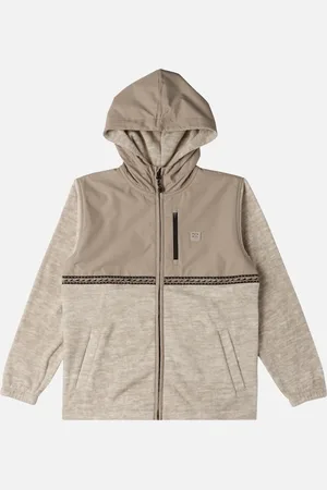 Billabong Kids Boundary Lite Zip Up Sweatshirt Hoodie - - Size: 8 yrs