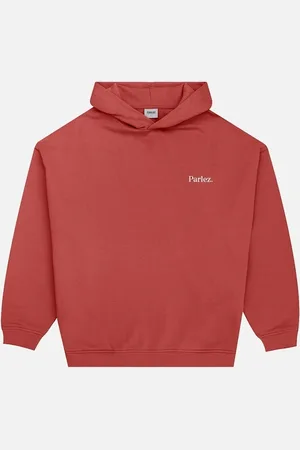 Parlez Amos Hooded Sweatshirt - Dusty Coral - - Size: 38/Regular/12