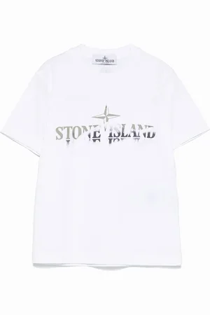 Stone Island Kids Branded Cotton T-shirt - Size: 3 years