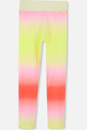 Billieblush Girls Orange Ombre Active Leggings - - Size: 2 years