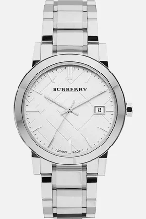 Burberry BU9000 Silver Dial Stainless Steel Unisex Watch