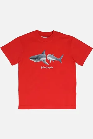Palm Angels Juniors Shark T-Shirt - - Size: 4 years