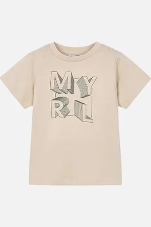 Mayoral Boys Beige T-Shirt - - Size: 2 years