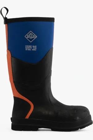 Muckboot S CHORE MAX S5 Unisex Rubber Wellington Boots /Orange - Size: 6/6
