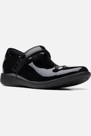 Clarks Etch Mist kid patent - Size: 10/F