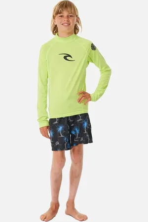 Rip Curl Rip Curl Kids Brand Wave Long Sleeve UV Protect Rash Vest - - Size: 1-2 yrs