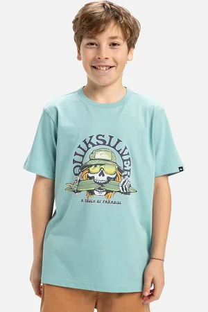 Quiksilver Kids Ev Skull Feast Short Sleeve T-Shirt - - Size: 4 years/2 years/3 years