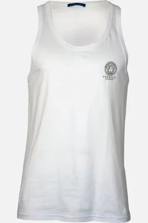 VERSACE Medusa Tank Top Undershirt, - Size: SMALL