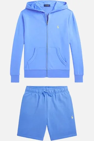 Ralph Lauren BLUE ZIP UP SHORT SET 964134