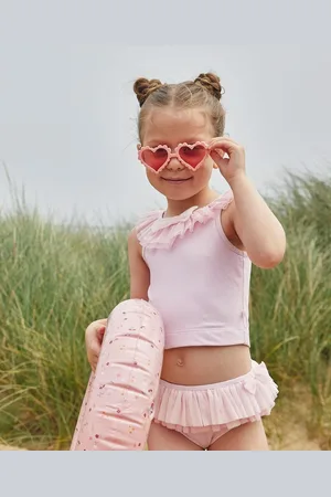 CARAMELO Girls Bow Tankini (UPF50) - Size: 2 years/3 years