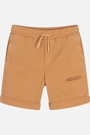 Kenzo Kids Embroidered Logo Shorts - - Size: 5
