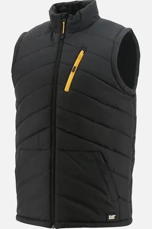 Caterpillar Unisex Adult Essentials Quilted Body Warmer - - Size: Regular/36/10/8