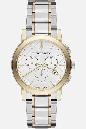 Burberry The City Two-Tone Chronograph Unisex Watch BU9751