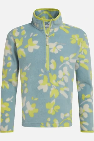 Craghoppers Childrens/Kids Bachas Floral Half Zip Fleece Top - - Size: 5 years/6 years