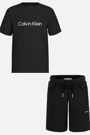 Calvin Klein BLACK T SHIRT/SHORTS SET 0070