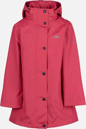 Trespass Girls Sentimental TP50 Waterproof Jacket - Strawberry - - Size: 3 years/4 years