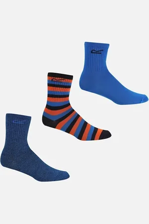 Regatta Childrens/Kids Outdoor Boot Socks Set (Pack of 3) - - Size: 3 years/4 years