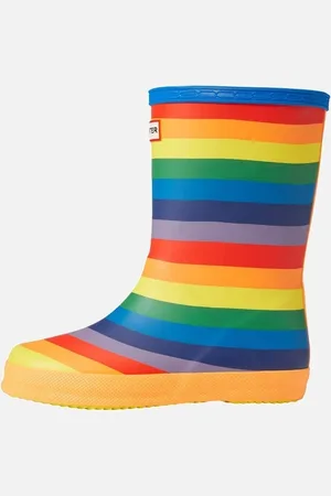 Hunter Childrens/Kids Original First Classic Rainbow Wellington Boots - - Size: 4 uk