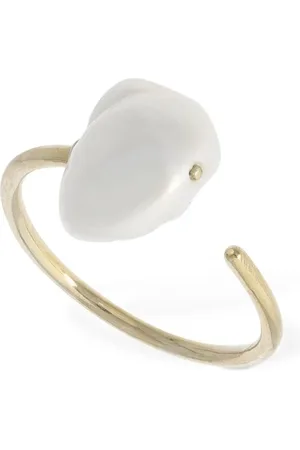 LiL Milan Portami Via 9kt Gold & Pearl Ring
