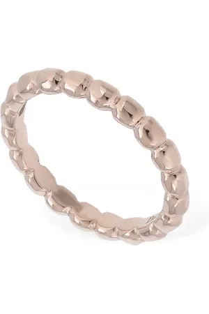 Dodo 9kt Rose Gold Granelli Ring