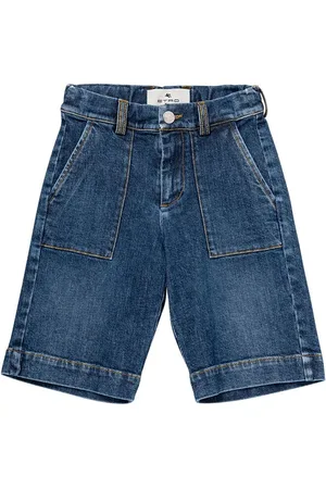 Etro Cotton Denim Shorts