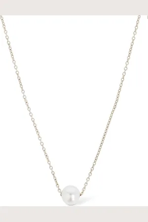 SOPHIE BILLE BRAHE Stella Simple 14kt Gold & Pearl Necklace