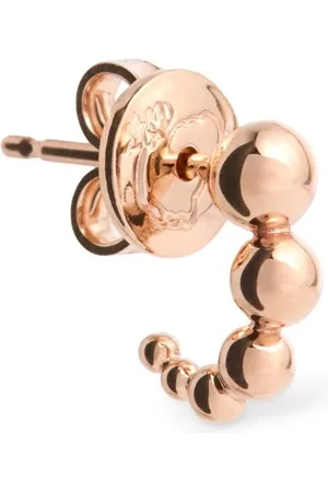 Dodo 9kt Rose Gold Bollicine Mono Earring