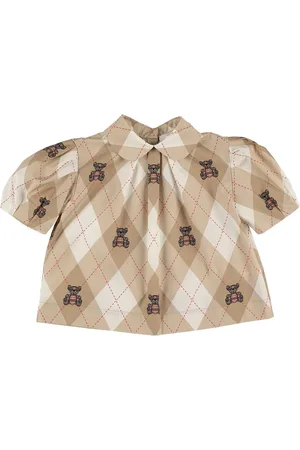 Burberry kids s patterned shirts at LUISAVIAROMA online shop FASHIOLA