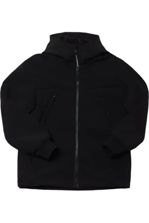 Soft Shell Poly Hooded Jacket W/goggles