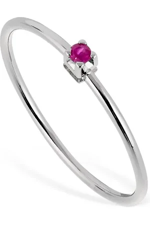 VANZI 18kt White Gold & Ruby Ring