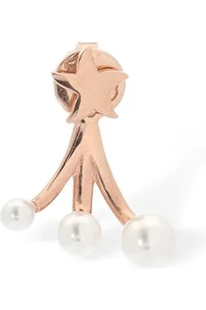 Dodo 9kt Rose Gold Stellina Mono Earring