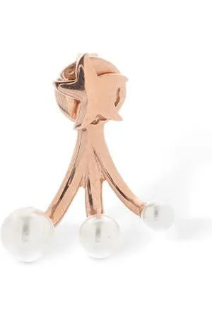 Dodo 9kt Rose Gold Stellina Mono Earring