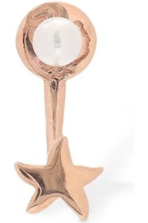 Dodo 9kt Rose Gold Stellina Mono Earring